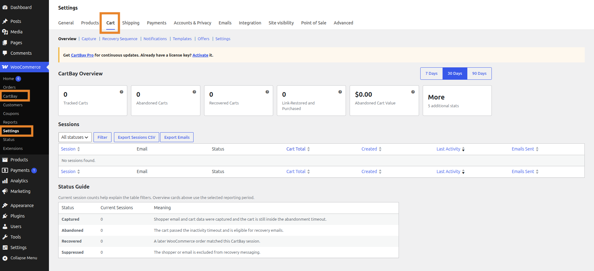 CartBay Plugin Homepage - CartBay