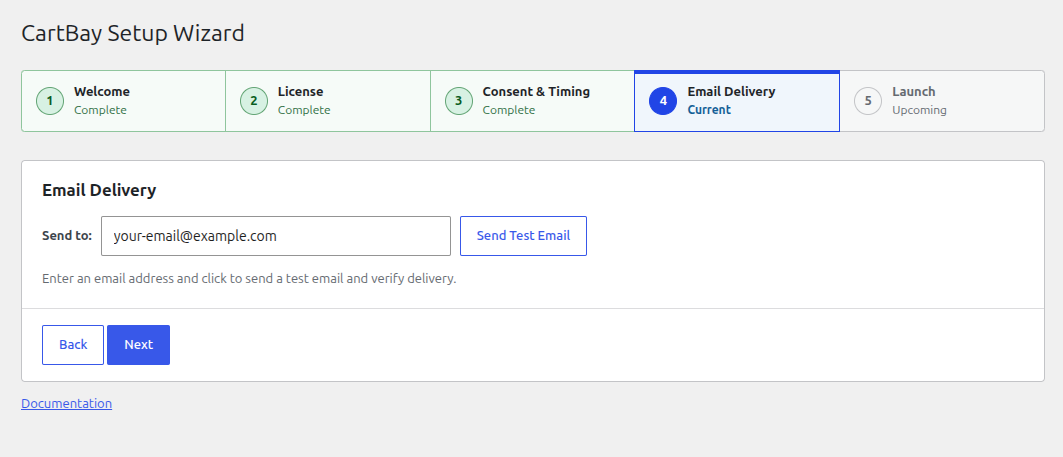 Email Delivery Step