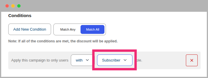 Role Selection Dropdown