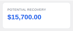 NotifyBay potential recovery card