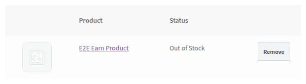 My Account Waitlist Table View