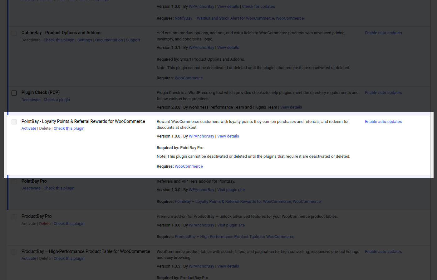 Post-upload screen with the Activate Plugin button