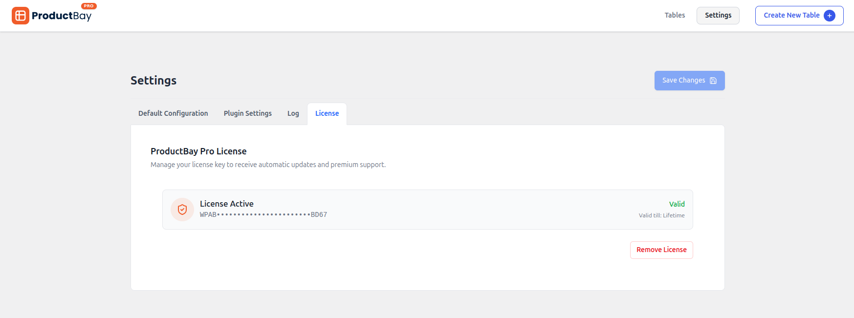 ProductBay License Activated