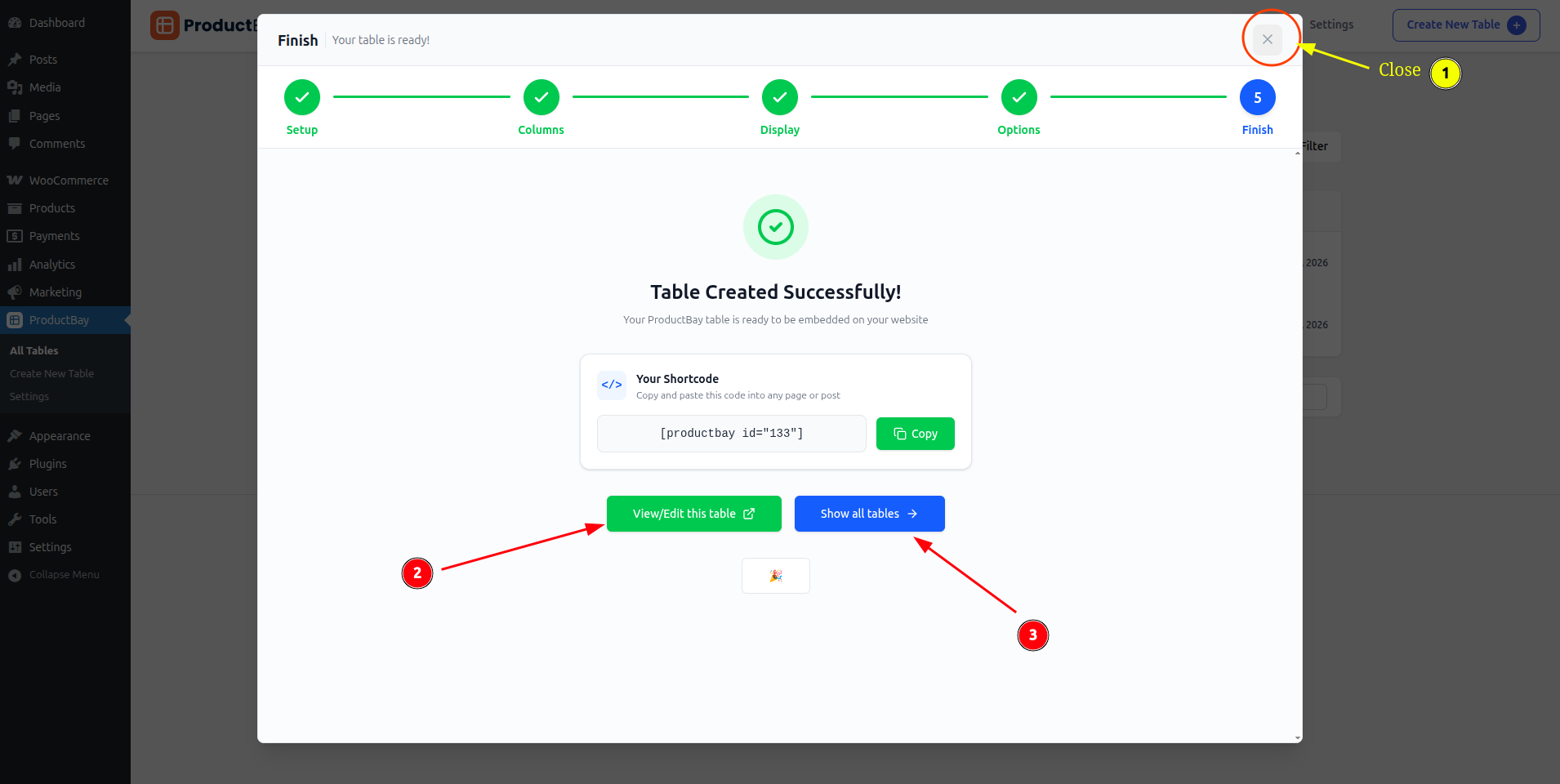ProductBay Wizard Step 6