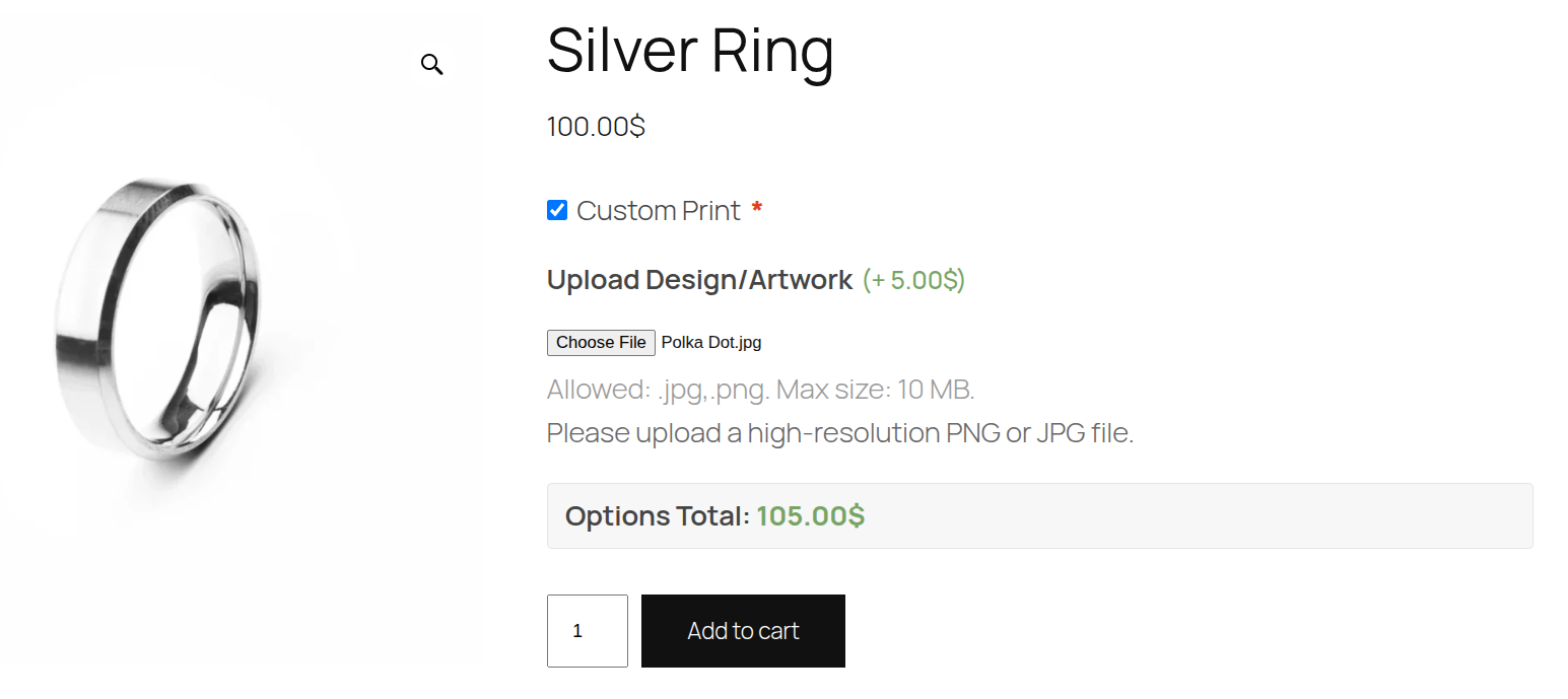 Backend view of General settings for Static Content field