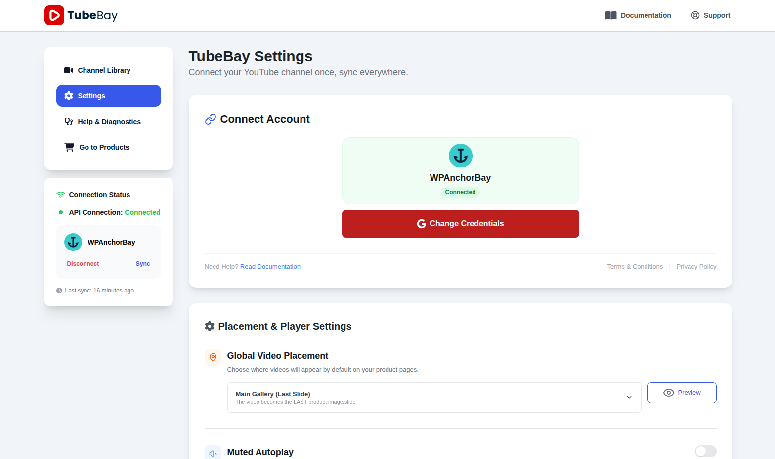 Successful Connection Dashboard